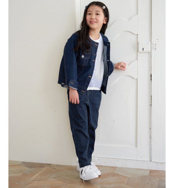 ikka kids「【親子おそろい】デニムノーカラーGジャン（110~160cm）」|その他|