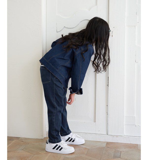 ikka kids「【親子おそろい】デニムノーカラーGジャン（110~160cm）」|その他|