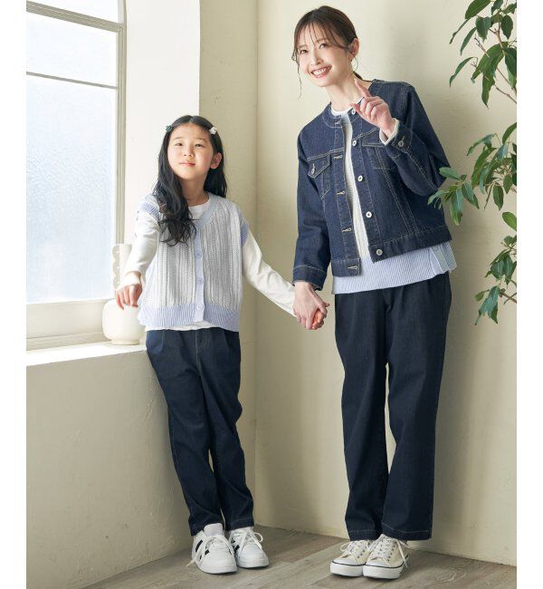 ikka kids「【親子おそろい】サイドボタンニットベストアンサンブル（120~160cm）」|その他|