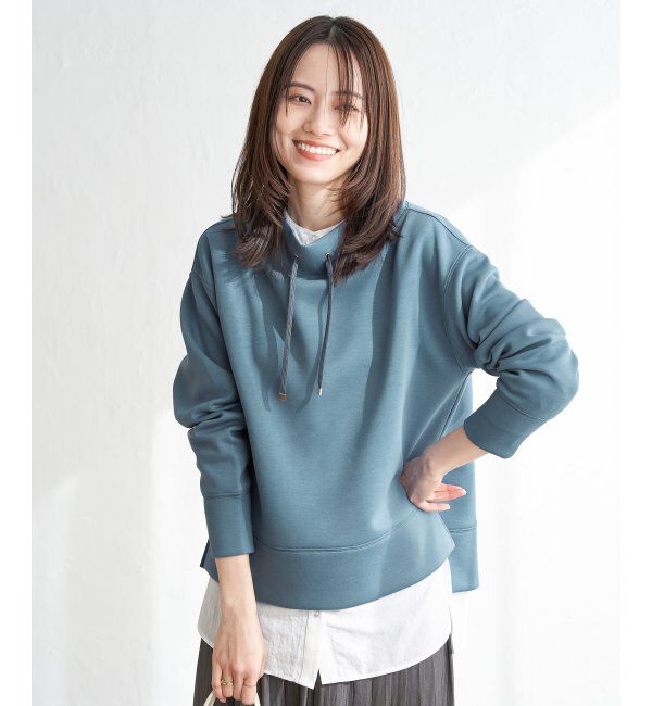 ikka「【雑誌InRed4月号掲載】GOKU楽ダンボールスピンドル」|パーカー|ブルー