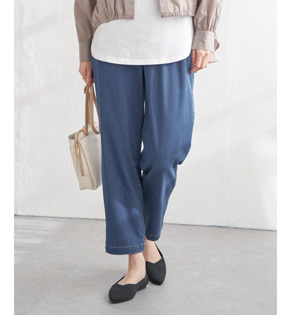 ikka「【雑誌InRed11月号掲載】GOKU楽パンツ テーパード【親子コーデ】」|その他|