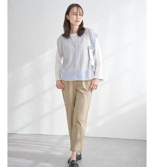 ikka「【雑誌InRed11月号掲載】GOKU楽パンツ テーパード【親子コーデ】」|その他|