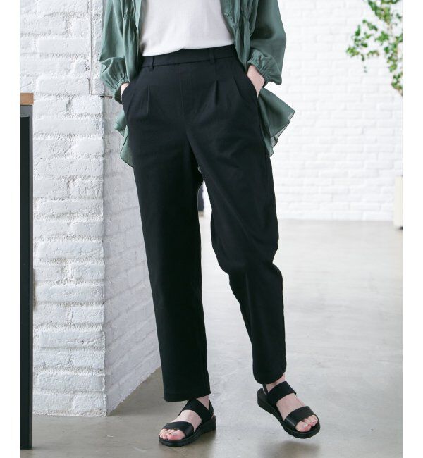 ikka「【雑誌InRed11月号掲載】GOKU楽パンツ テーパード【親子コーデ】」|その他|