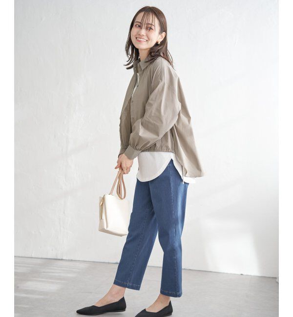 ikka「ドロストロングテールシャツ」|シャツ・ブラウス|