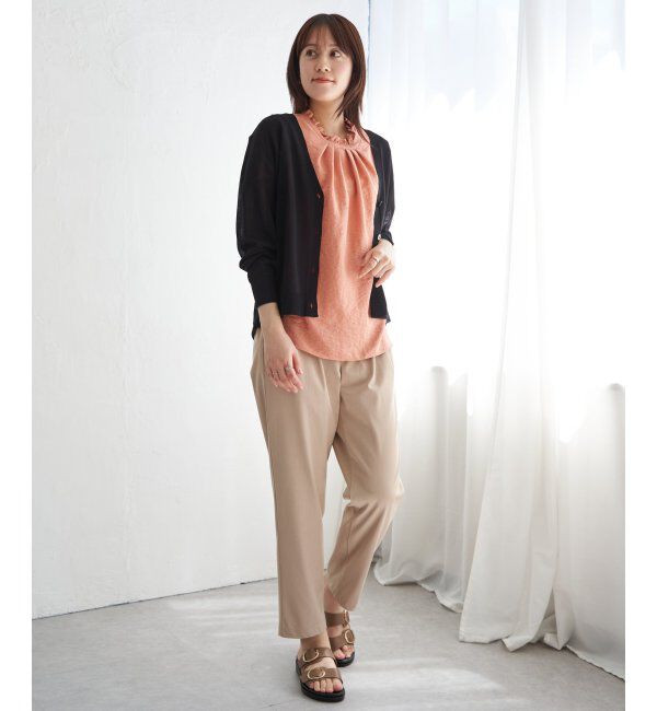 ikka「【洗濯機で洗える／接触冷感】針抜きシアーニットカーディガン【UVカット】」|その他|