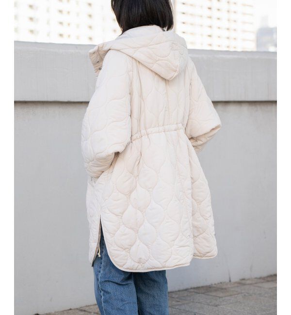 VENCE share style「中綿キルトフード付きコート」|その他|
