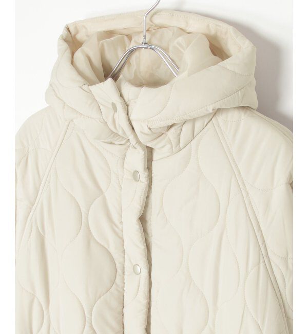 VENCE share style「中綿キルトフード付きコート」|その他|