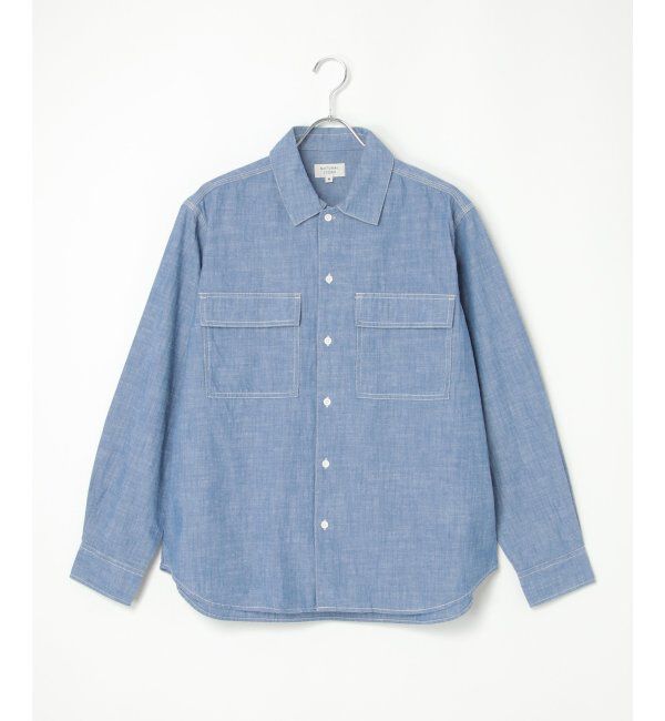 VENCE share style「シャンブレーオーバーシャツ」|シャツ・ブラウス|