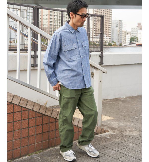 VENCE share style「シャンブレーオーバーシャツ」|シャツ・ブラウス|