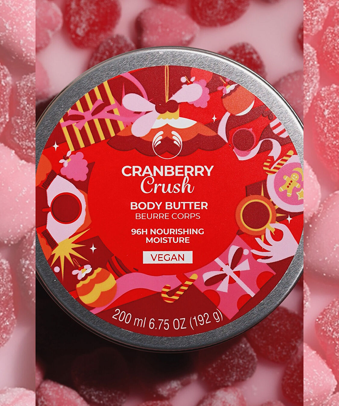 THE BODY SHOP「【数量限定】ボディケアポーチ クランベリークラッシュ」|キット・セット|