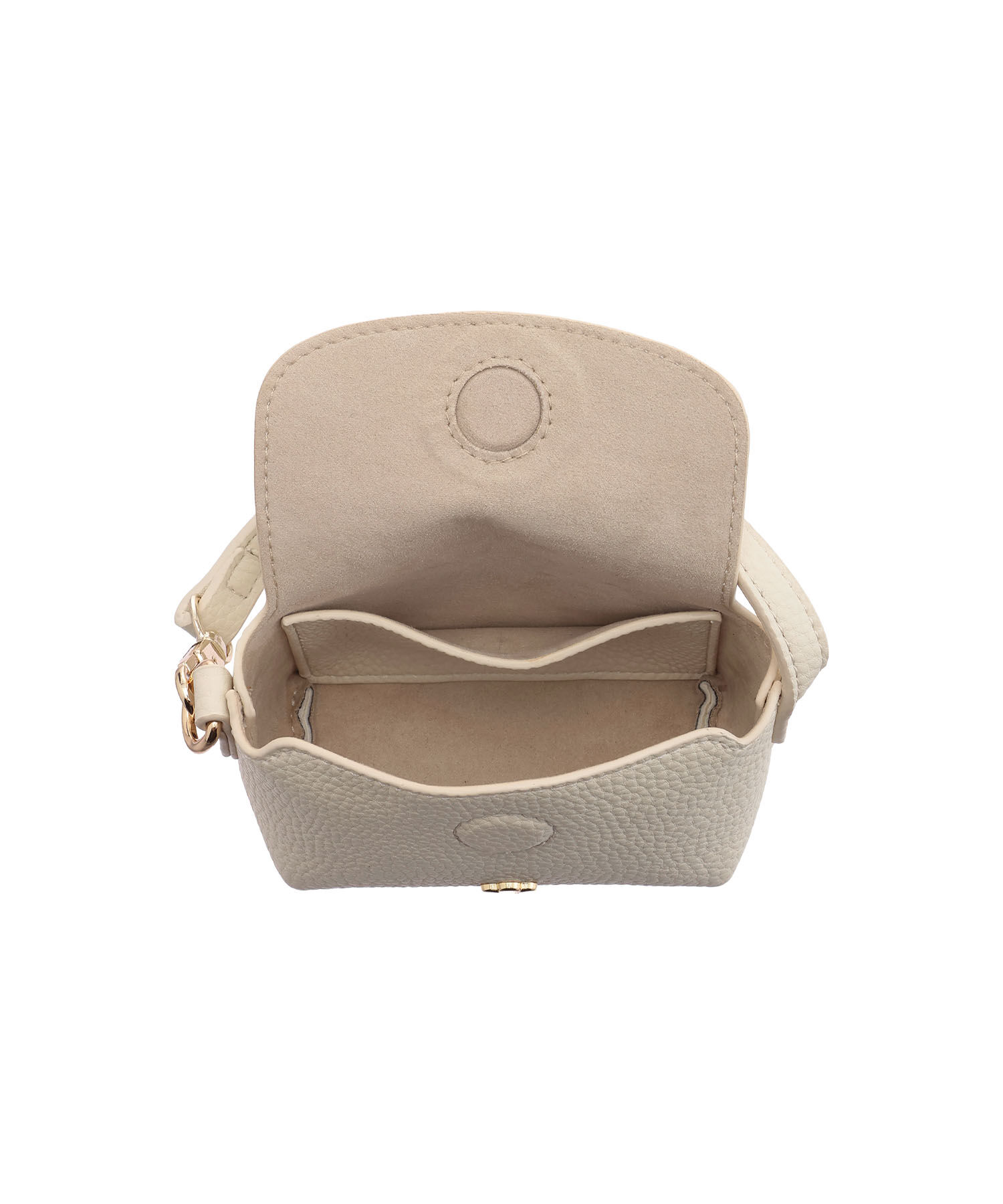 MARY QUANT「インナースエードデイジー ミニバッグチャームポーチ」|キーケース|