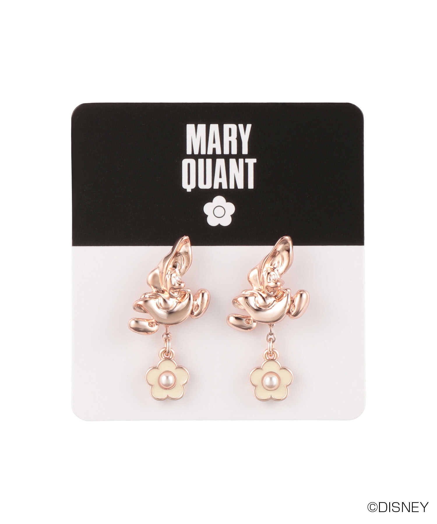 MARY QUANT「ヤングオイスターデザイン ピアス」|ピアス|ピンクゴールド