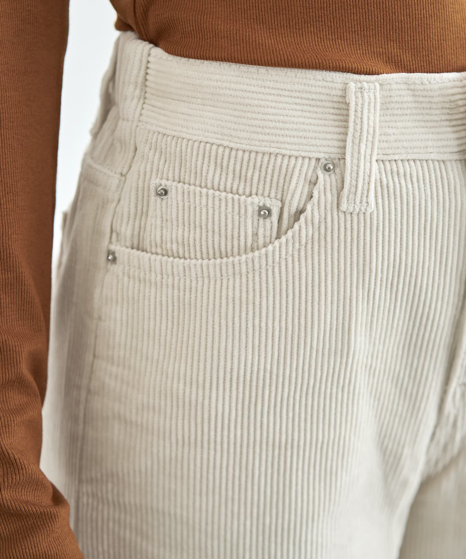 STYLE DELI「コーデュロイセミワイドストレートパンツ」|その他|