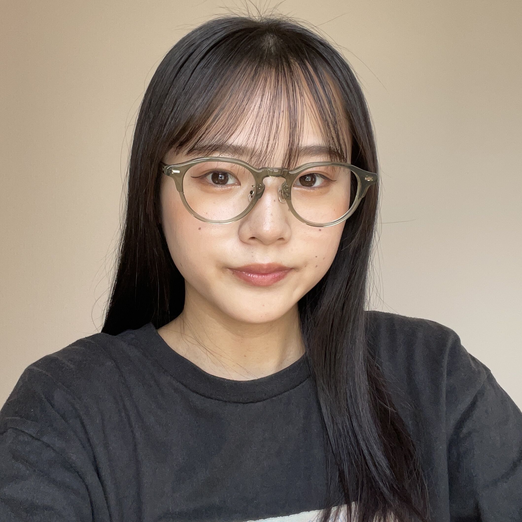  「ボストン型 メガネ｜クラウンパント｜クリアフレーム｜Zoff CLASSIC TREND ゾフ レンズ交換券付き」|メガネ|グリーン