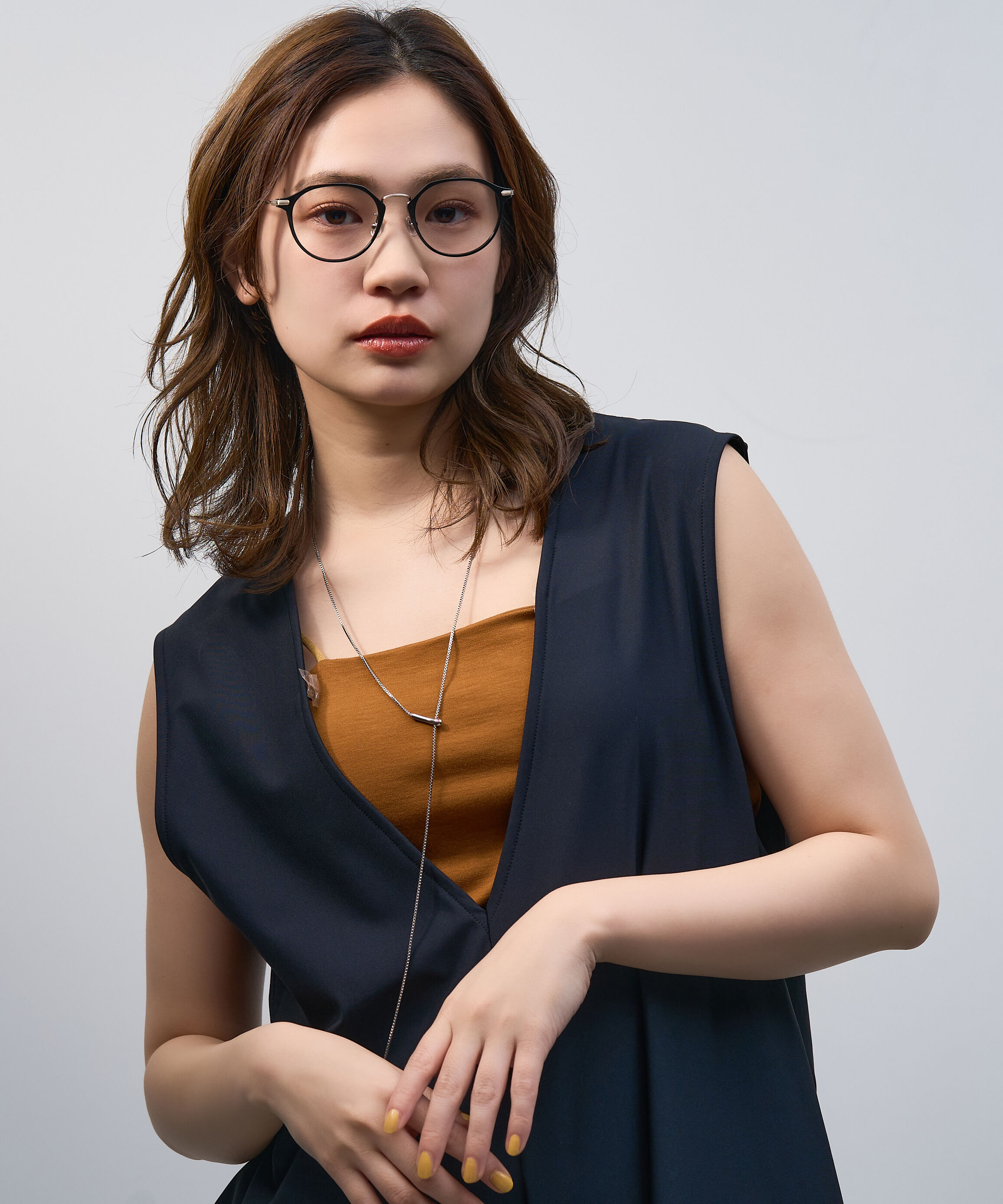  「ボストン型 軽量 メガネ｜ 軽量素材&times;チタン 大人可愛いメガネフレーム レンズ交換券付き」|メガネ|