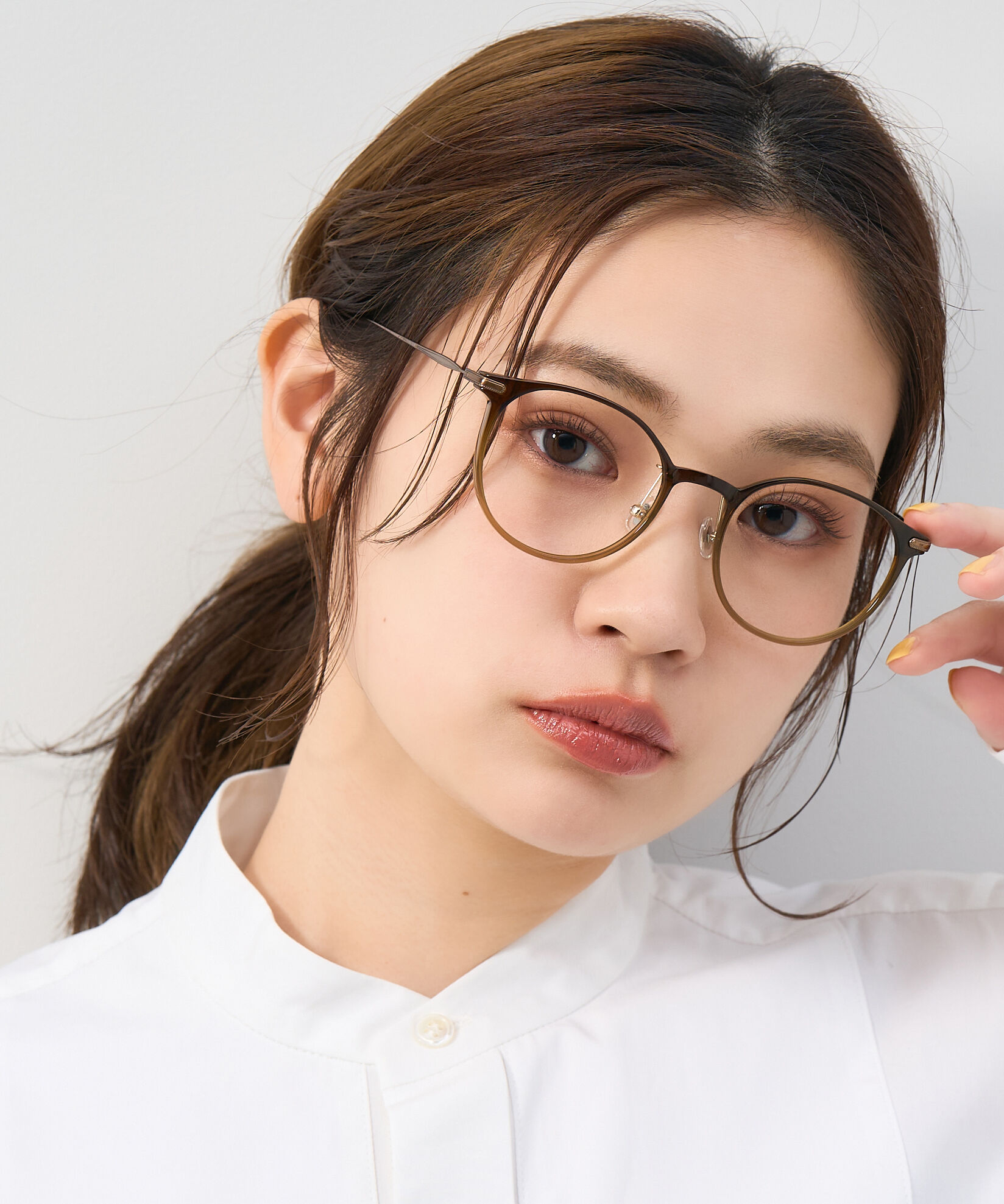  「ボストン型 軽量 メガネ｜ 軽量素材&times;チタン 大人可愛いメガネフレーム レンズ交換券付き」|メガネ|