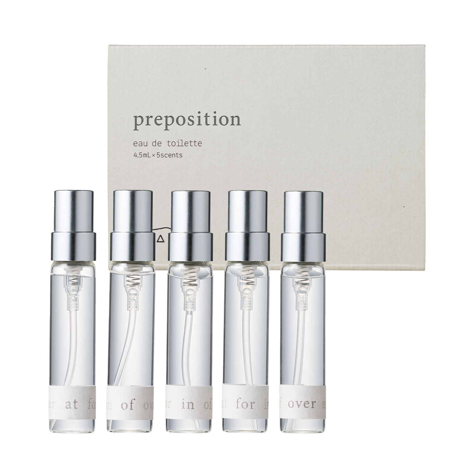 OSAJI「オードトワレ　preposition（4.5mL&times;5種セット）」|香水・フレグランス|ー