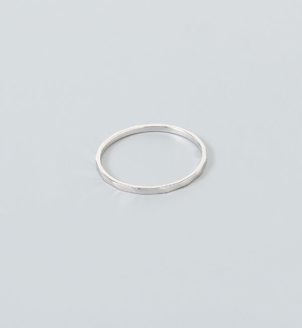 JUPITER「【K10WG】スリムリング/シルバー」|リング|
