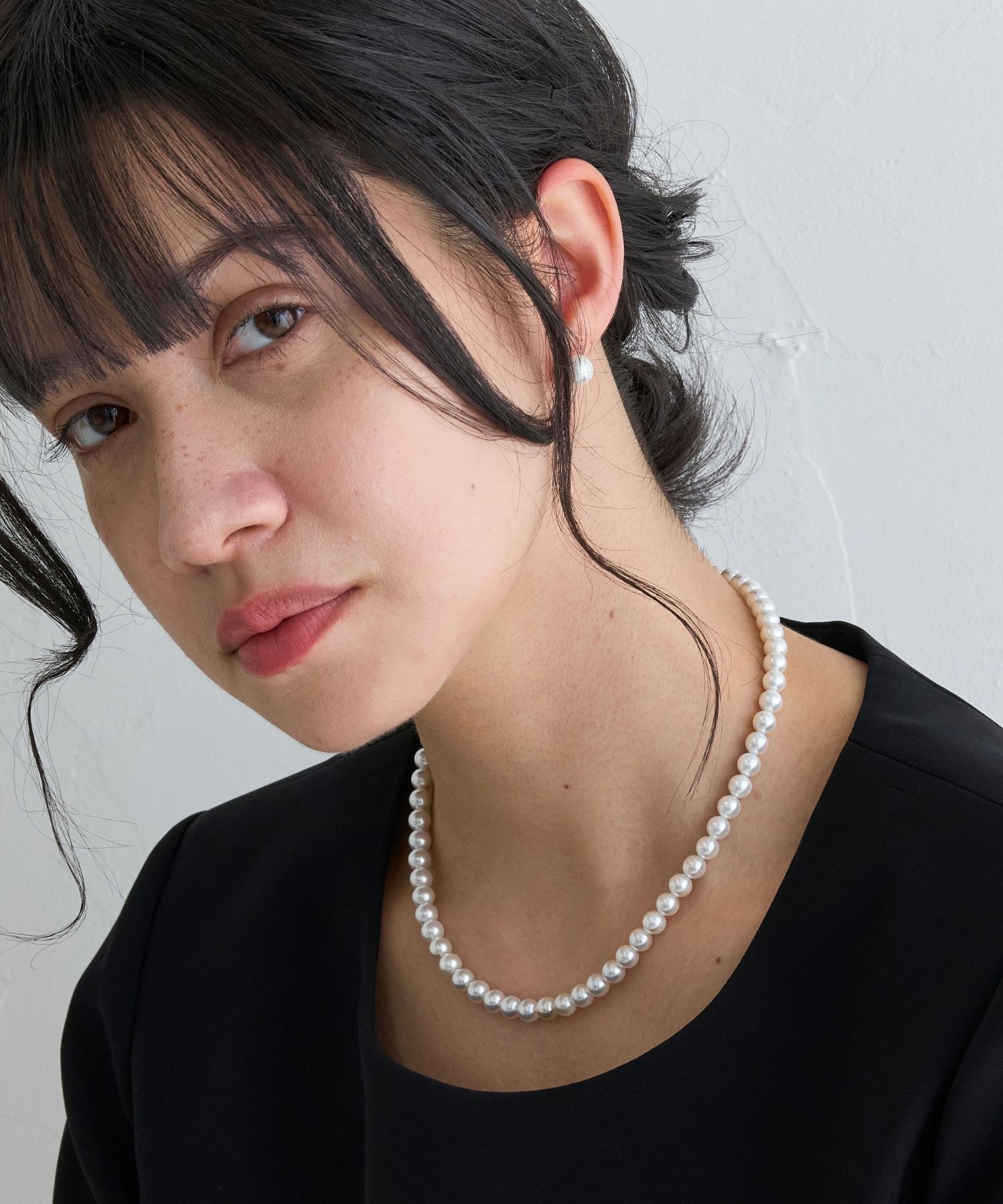 JUPITER「【国産貝パール】フォーマルパールネックレス＆ピアスセット」|ネックレス|