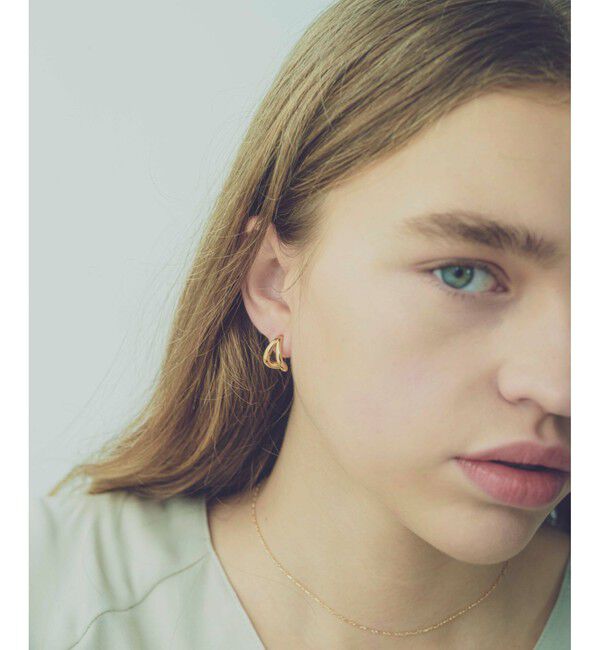 ete「ダブルフープ ピアス」|ピアス|