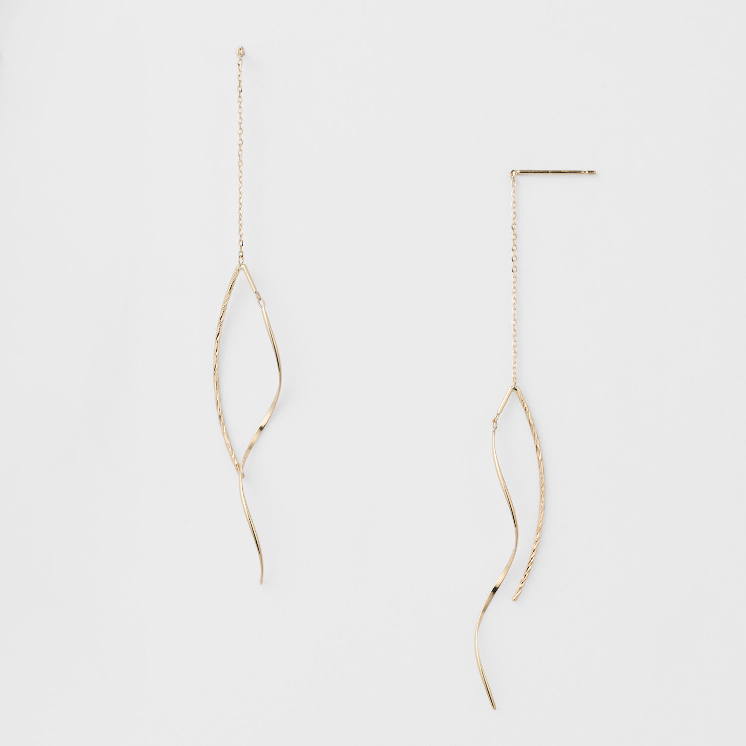 agete「K10ピアス」|ピアス|