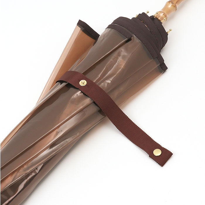 BACKYARD FAMILY「VINYL ヴァイナル ビニール傘 58cm バンブー カラー 通販 ジャンプ傘 雨傘 長傘 傘」|傘|