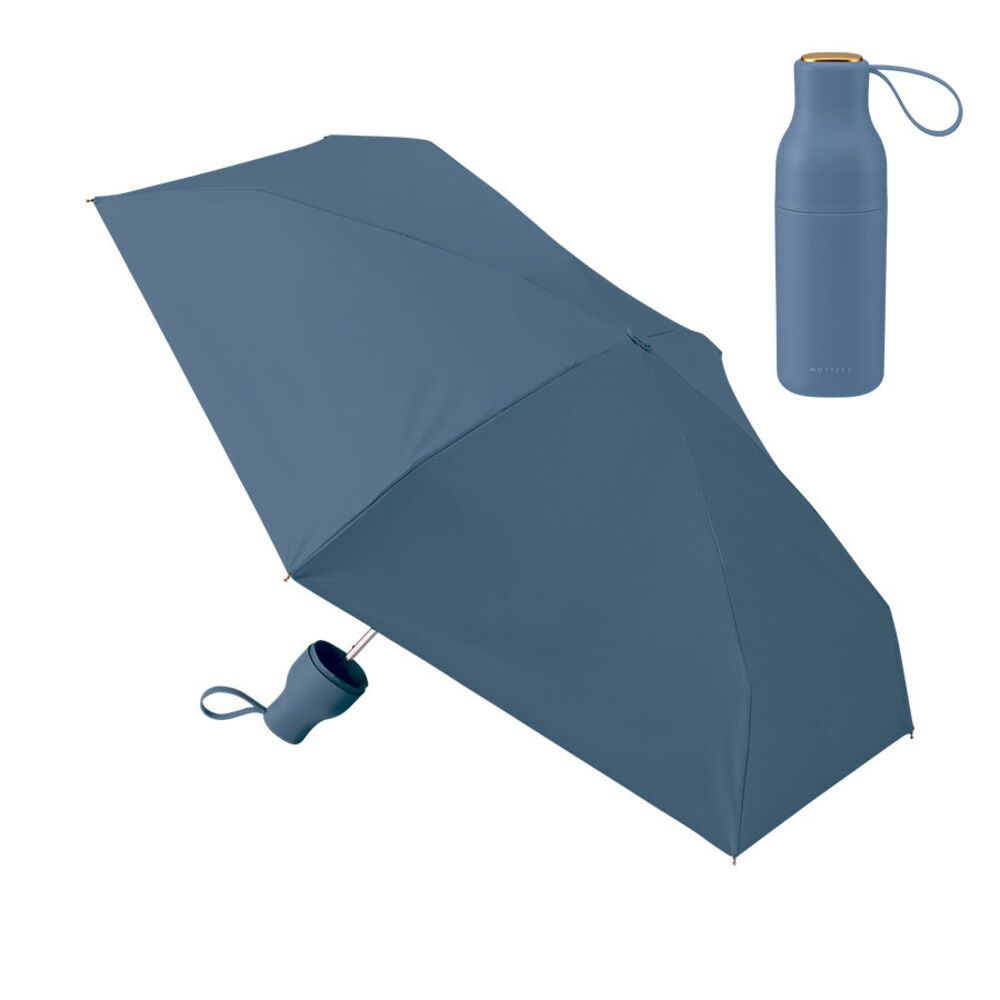 BACKYARD FAMILY「motteru 傘 折りたたみ 通販 折りたたみ傘 折りたたみ日傘 晴雨兼用傘 折り畳み傘 かさ」|傘|ブルー1