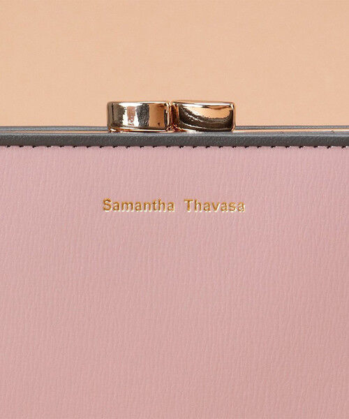 Samantha Thavasa「シンプルバイカラー口金折財布」|財布|