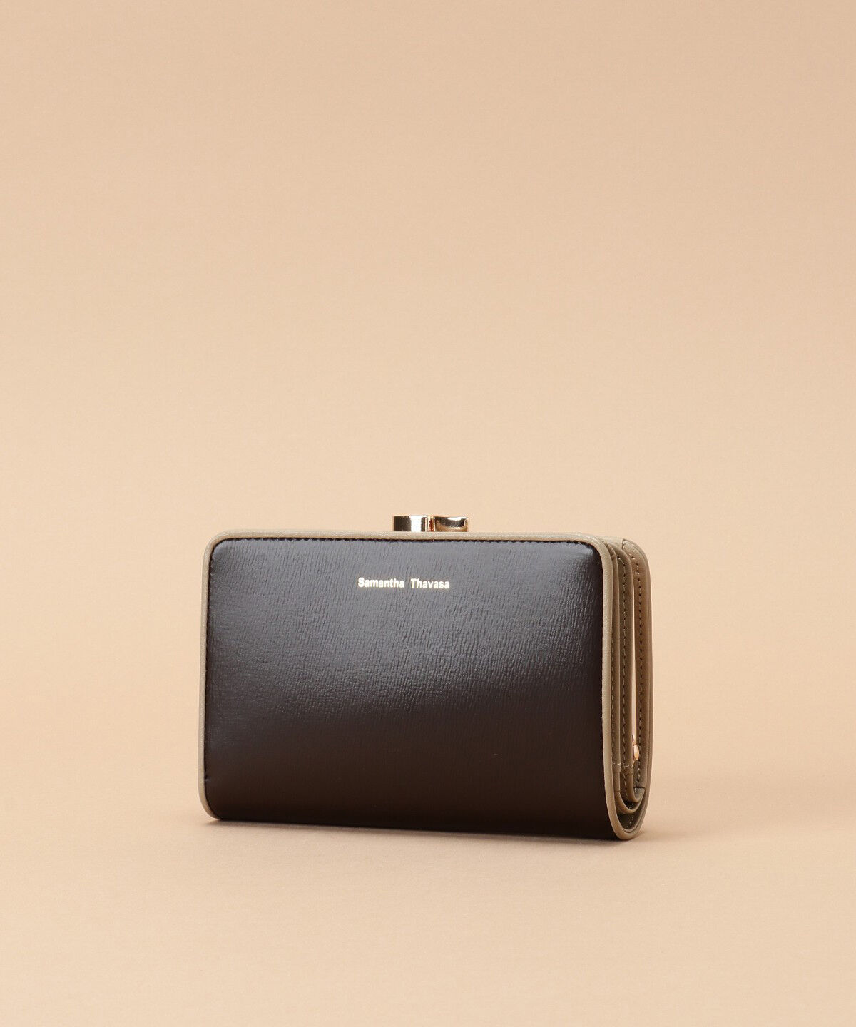 Samantha Thavasa「シンプルバイカラー口金折財布」|財布|