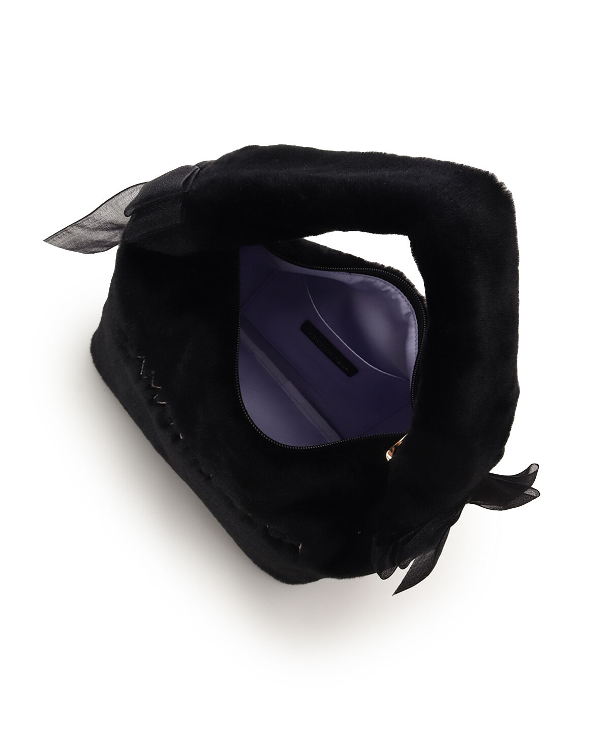 Samantha Vega「シフォンリボンファーワンハンドルバッグ」|ハンドバッグ|