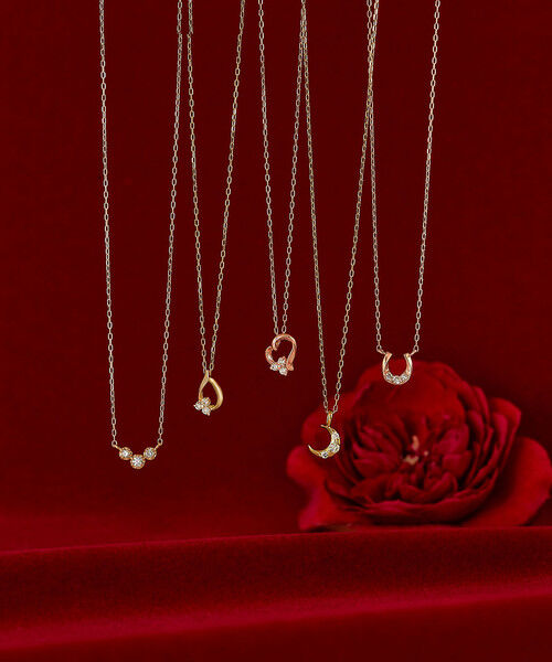 Samantha Tiara「K10 PG 馬蹄ネックレス」|ネックレス|