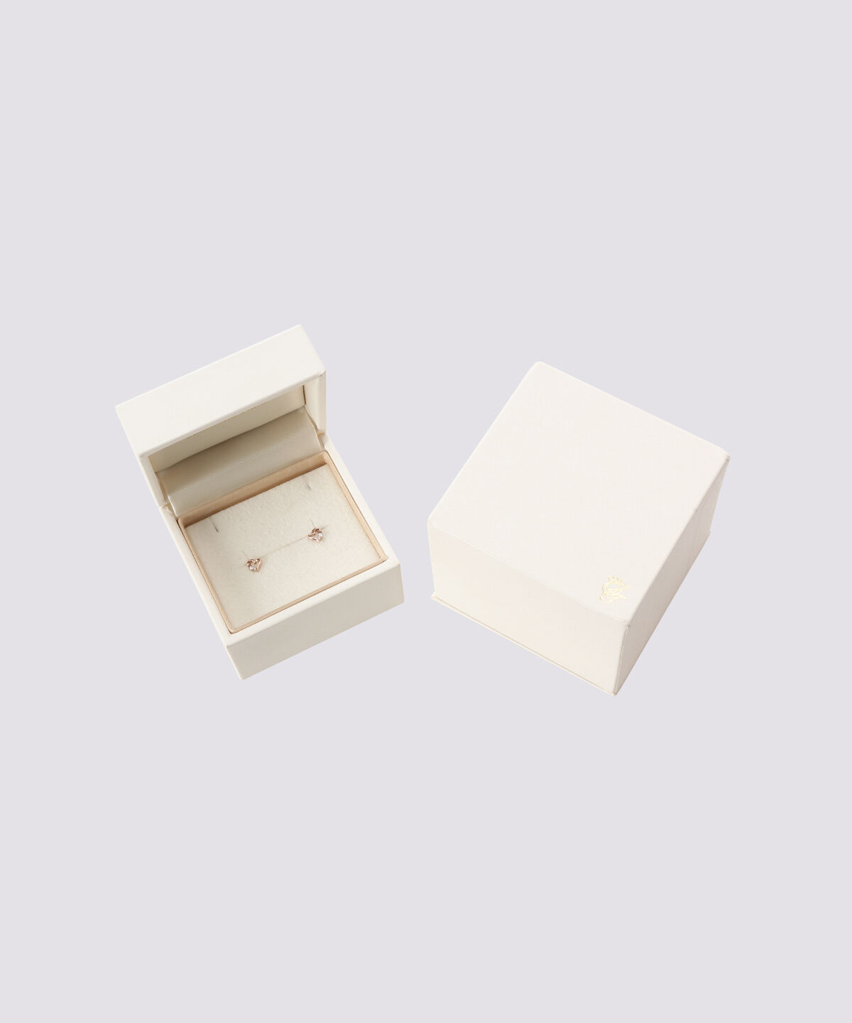 newme by Samantha Thavasa「K10 PG ダイヤモンド ハートピアス」|ピアス|