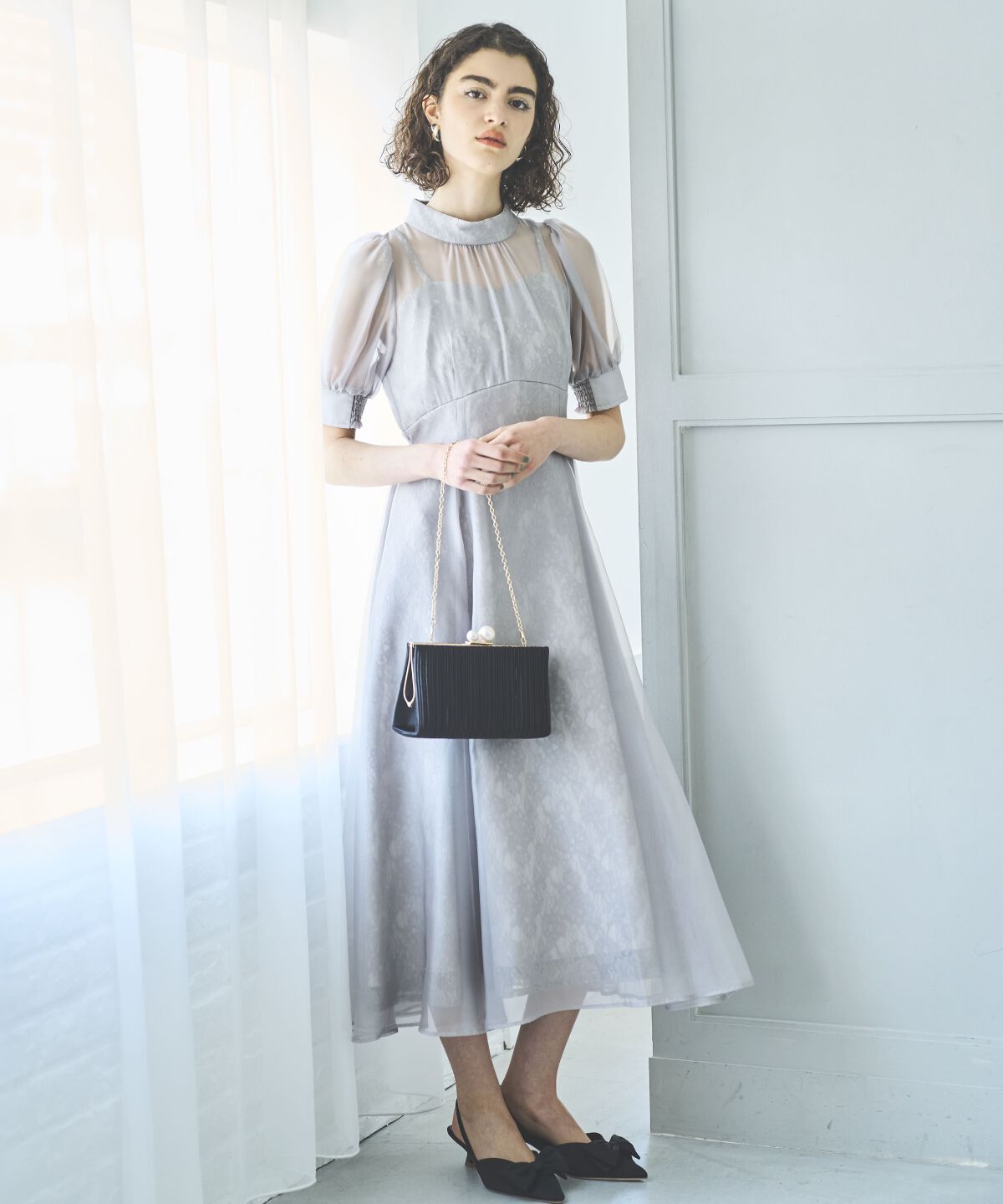 アンドクチュール「パールモチーフパーティーバッグ」|ショルダー・メッセンジャー|