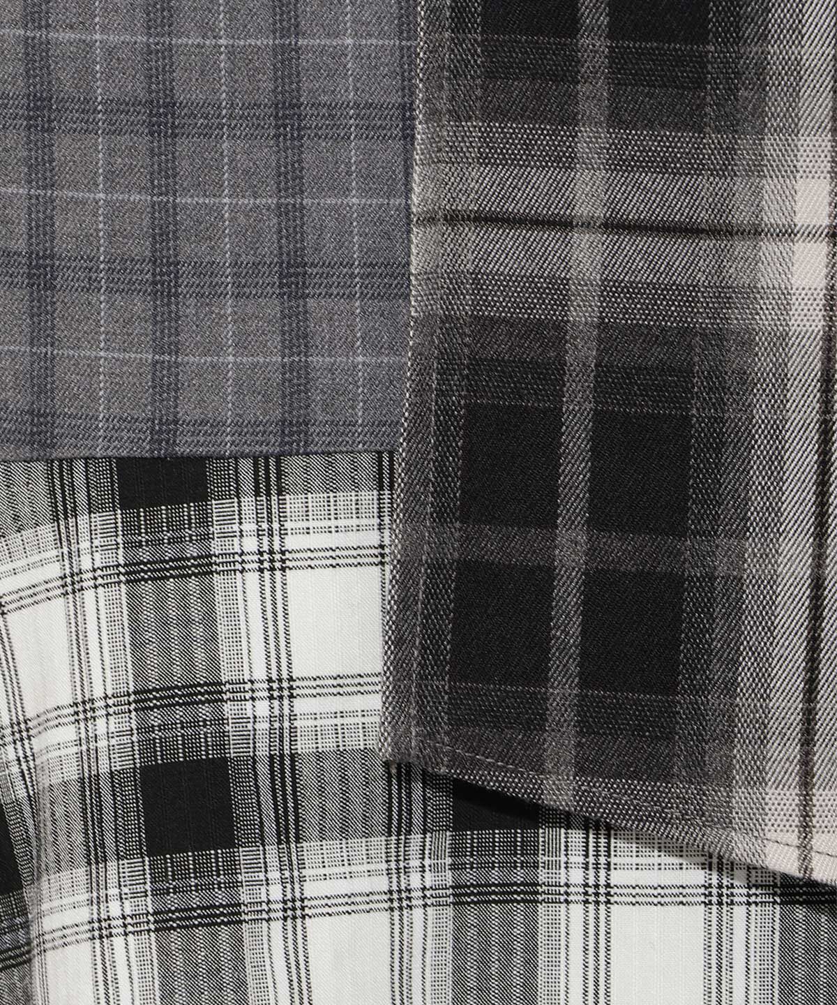 アンドクチュール「パッチワークティアードスカート」|フレア|