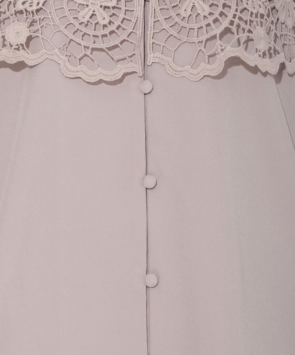 アンドクチュール「レースカラーブラウス」|シャツ・ブラウス|