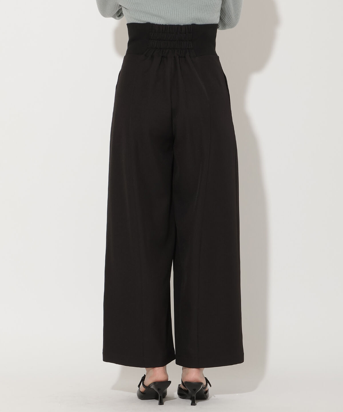 アンドクチュール「ウエストリブワイドパンツ」|その他|
