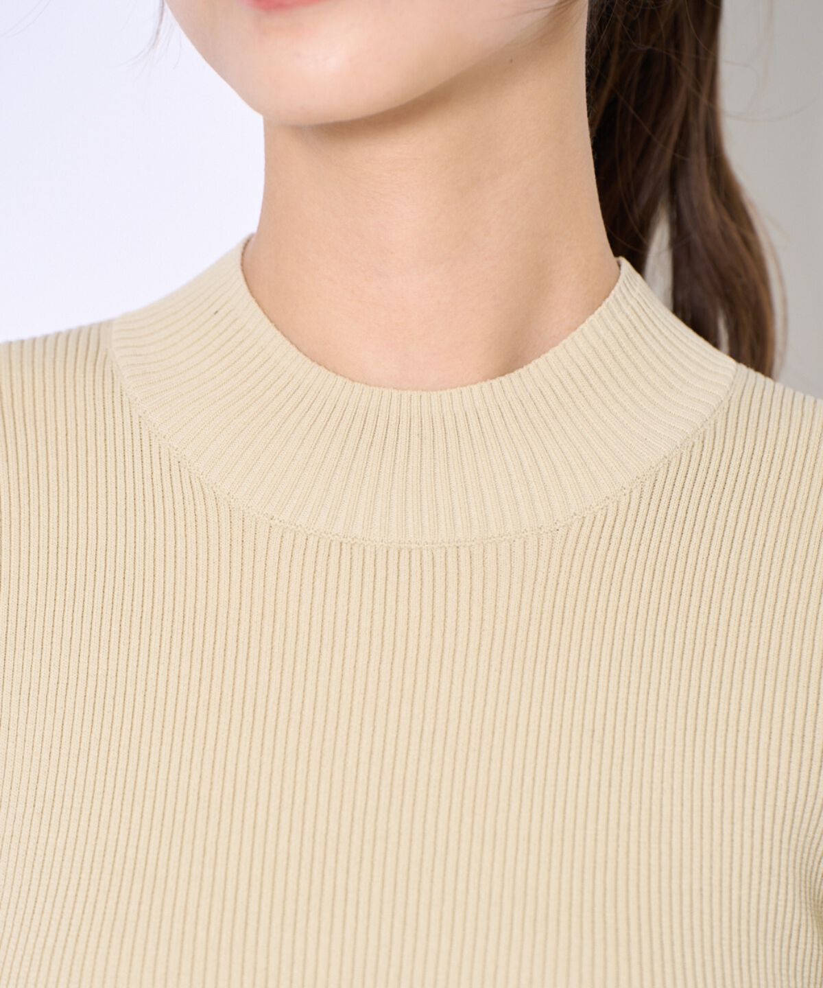 アンドクチュール「消しプリーツドッキングワンピース」|ワンピース|