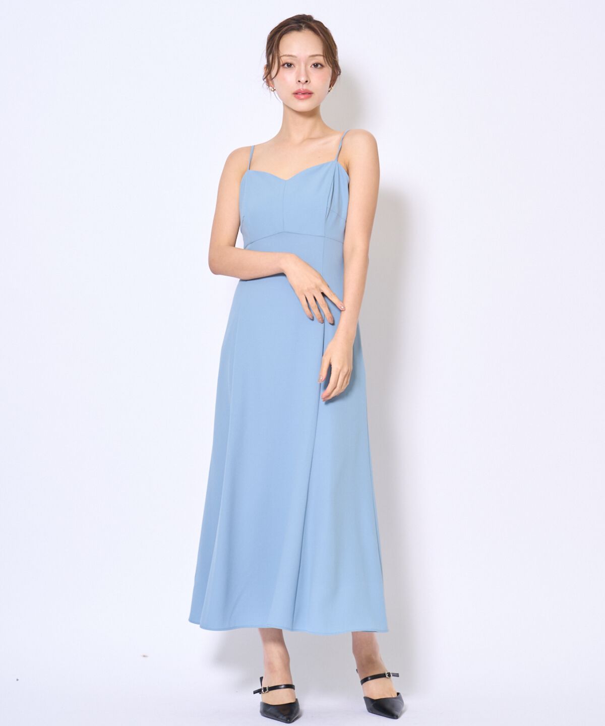 アンドクチュール「ベロアトリミングブラウス&times;ドレス」|ドレス|