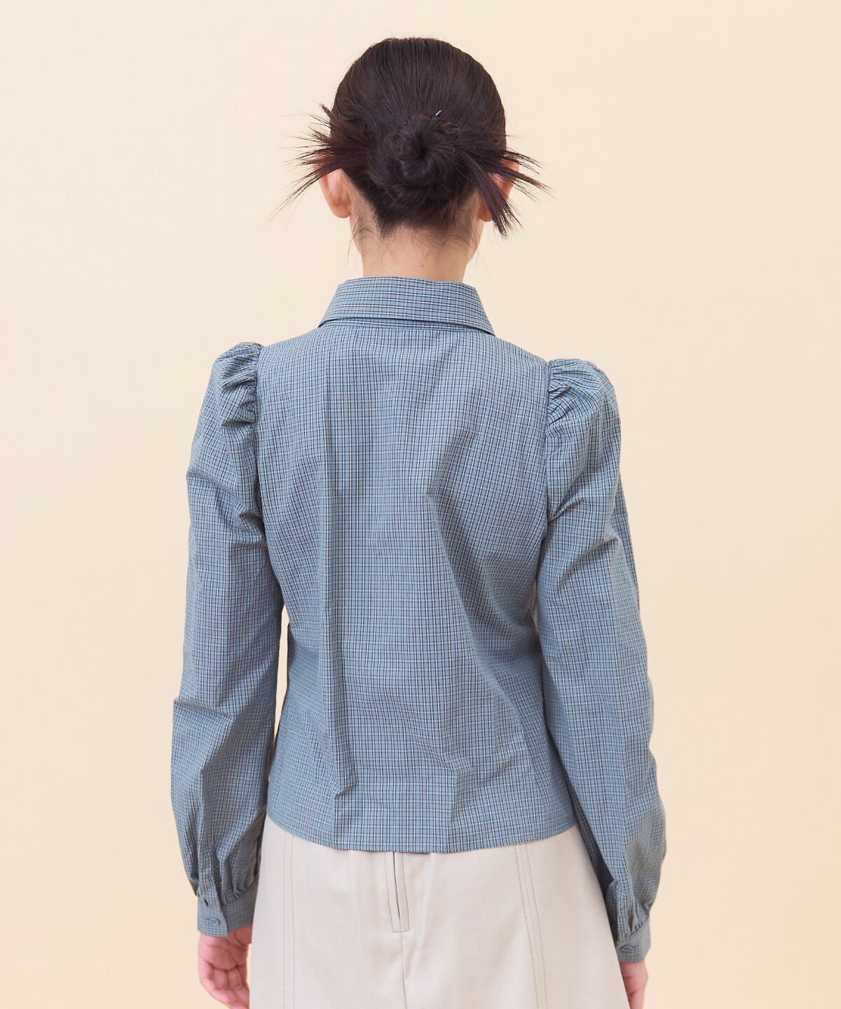 REDYAZEL「リボンタイパフスリーブブラウス」|シャツ・ブラウス|