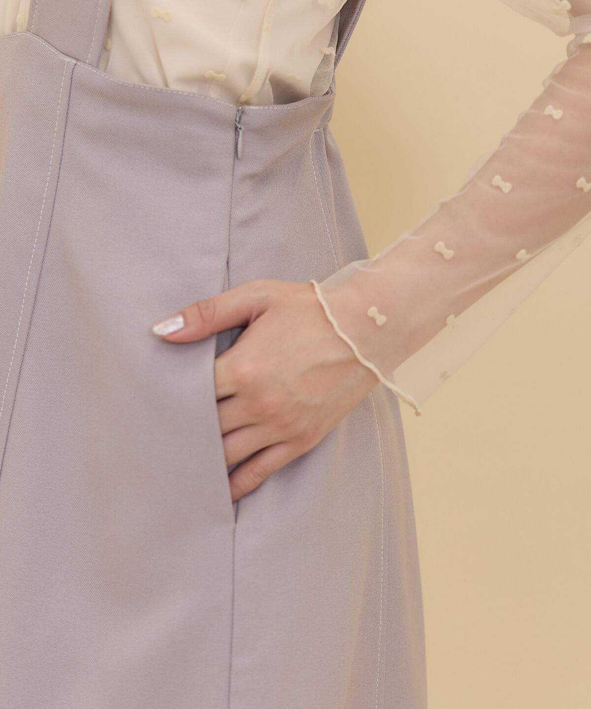 REDYAZEL「2wayレングスウーリッシュジャンパースカート」|ジャンパースカート|