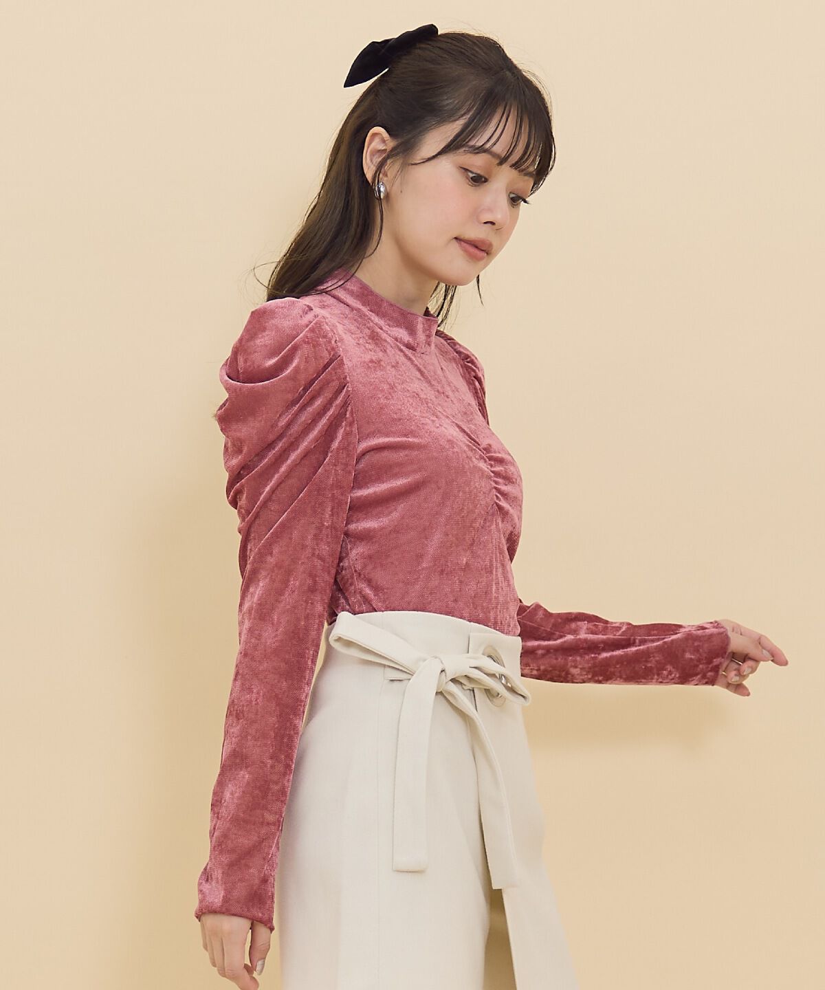 REDYAZEL「ベロアチュールトップス」|Tシャツ・カットソー|