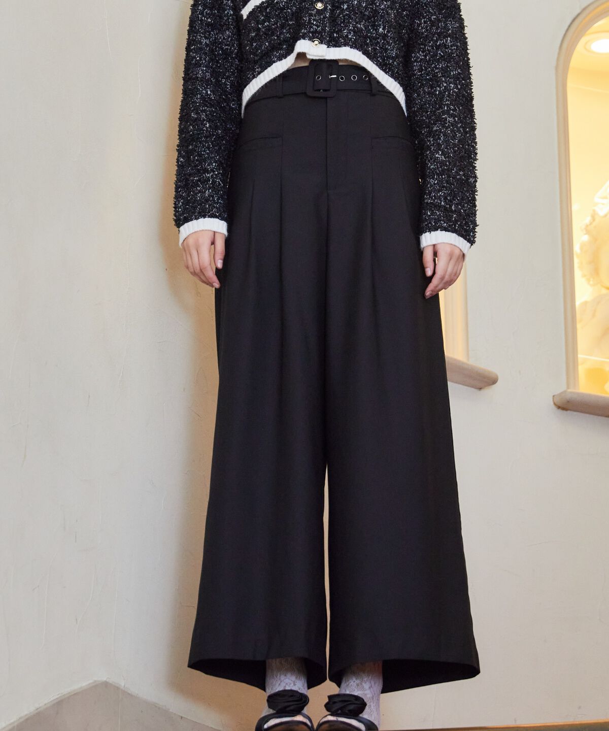 REDYAZEL「タックワイドパンツ」|その他|