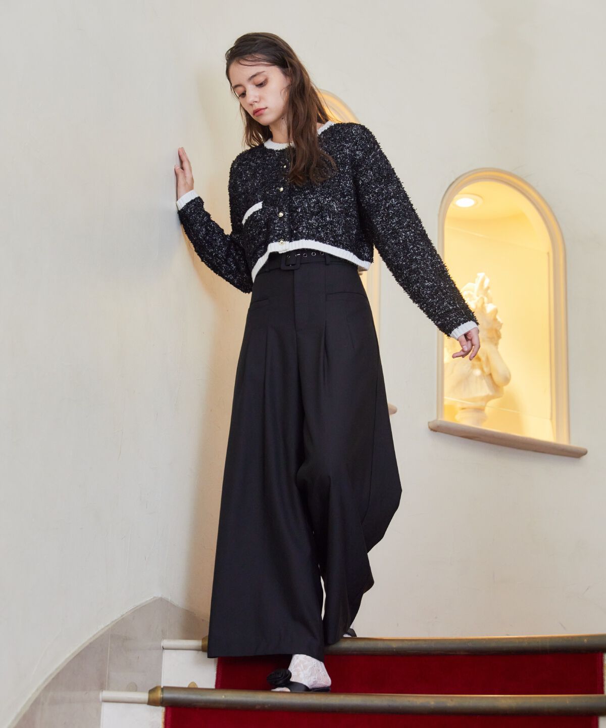 REDYAZEL「タックワイドパンツ」|その他|