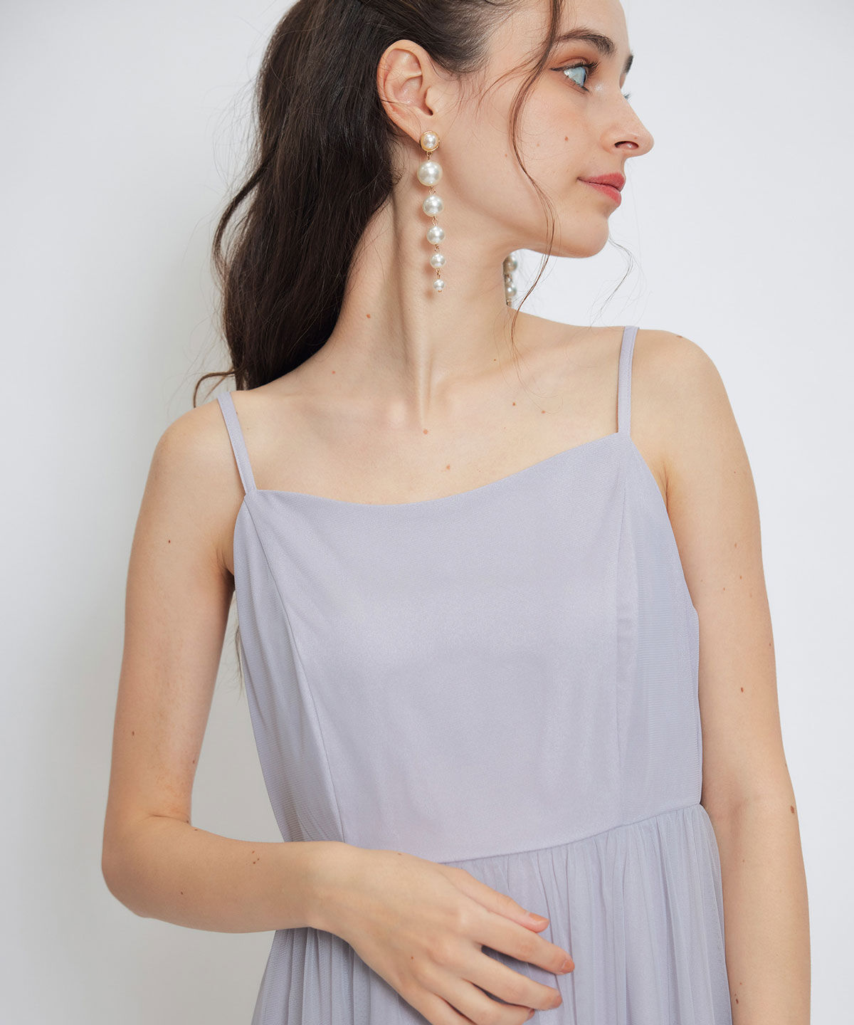 REDYAZEL「チュールフリルブラウス&times;キャミワンピースドレス」|ドレス|