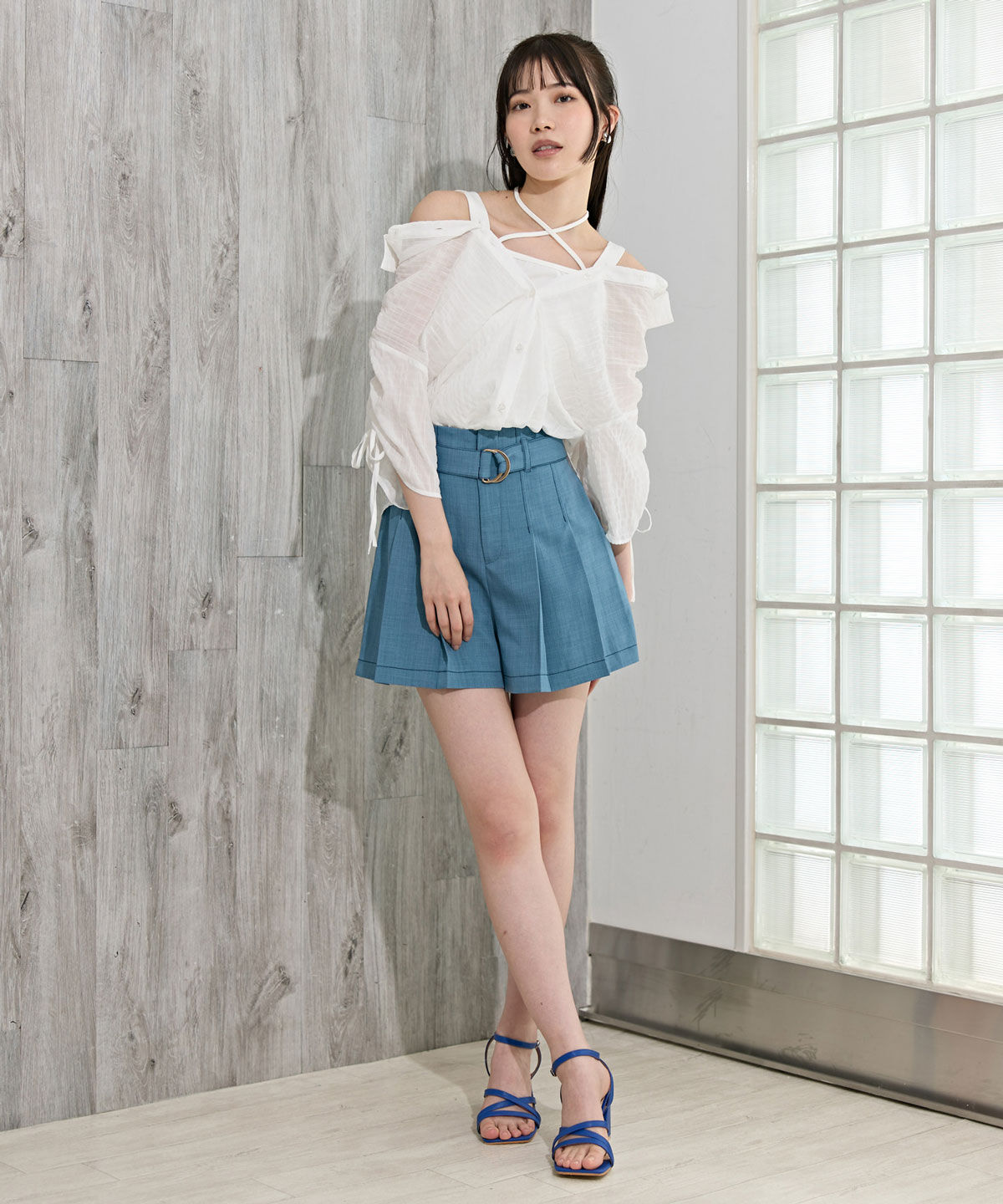 REDYAZEL「マルチWAYビスチェ&times;シアーシャツ」|シャツ・ブラウス|