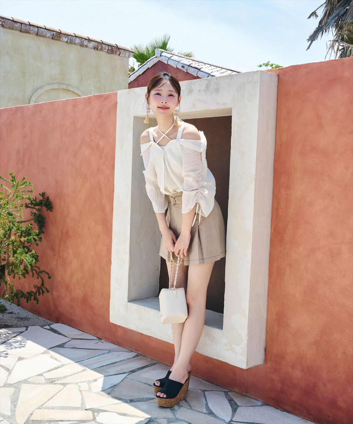 REDYAZEL「マルチWAYビスチェ&times;シアーシャツ」|シャツ・ブラウス|