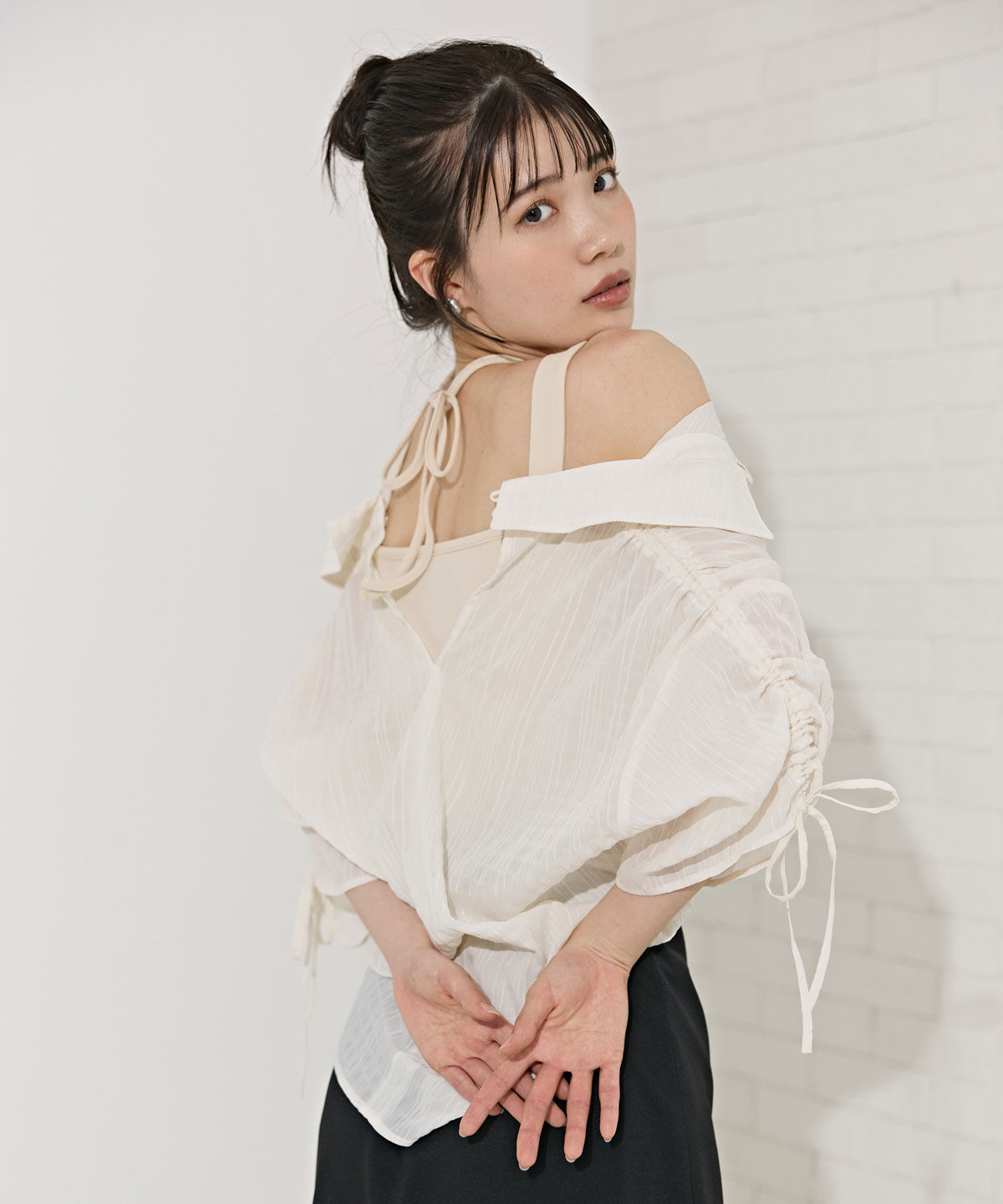 REDYAZEL「マルチWAYビスチェ&times;シアーシャツ」|シャツ・ブラウス|