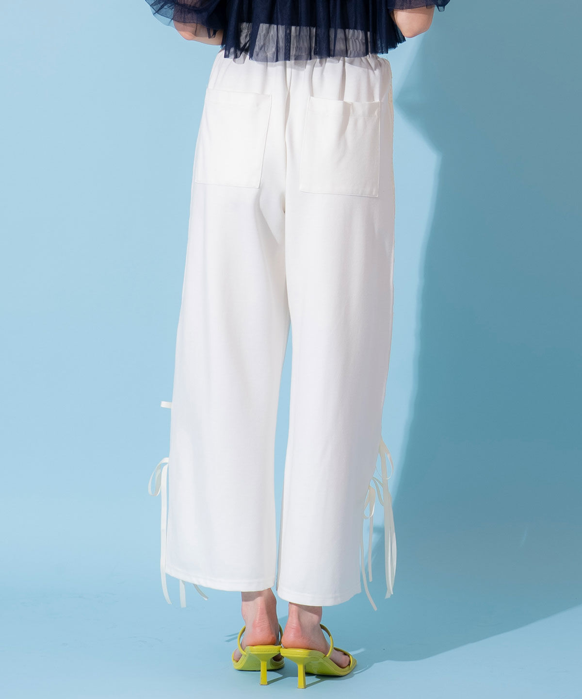 REDYAZEL「ダブルリボンラインイージーパンツ」|その他|