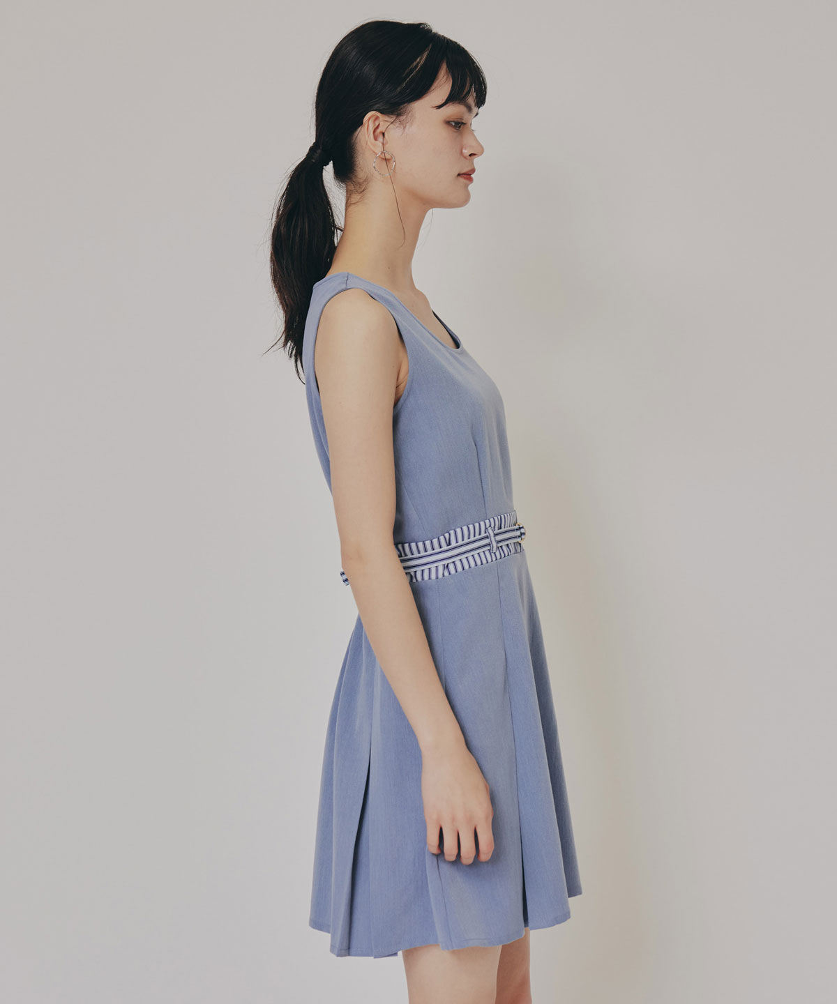 REDYAZEL「ストライプアクセントショートジャケット&times;ワンピース」|ワンピース|