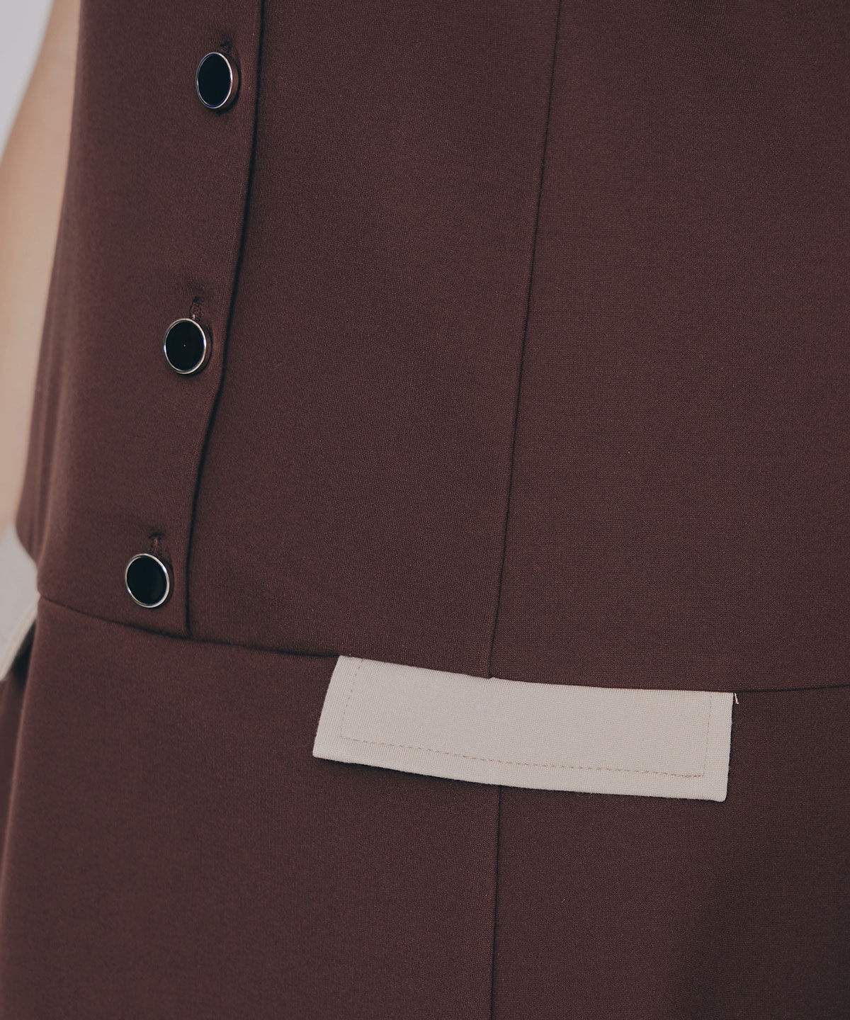 REDYAZEL「バイカラーポンチシャツミニワンピース」|ワンピース|